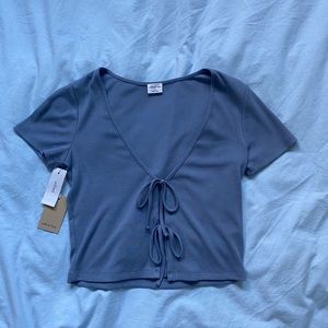 Wilfred tie-front t shirt